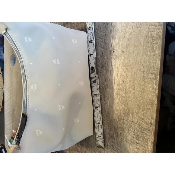 Vintage MCM Cream Shoulder Mini Bag Luxury Logo Purse - Picture 7 of 9
